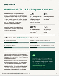 Mind Matters in Tech: Prioritizing Mental Wellness