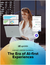 Contact Center Playbook: The Era of AI-first Experiences