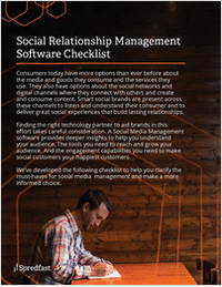 The Social Relationship Management Checklist