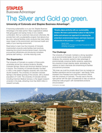 The Silver and Gold Go Green