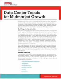 Data Center Trends for Midmarket Growth