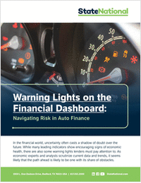 Warning Lights on the Financial Dashboard: Navigating Risk in Auto Finance