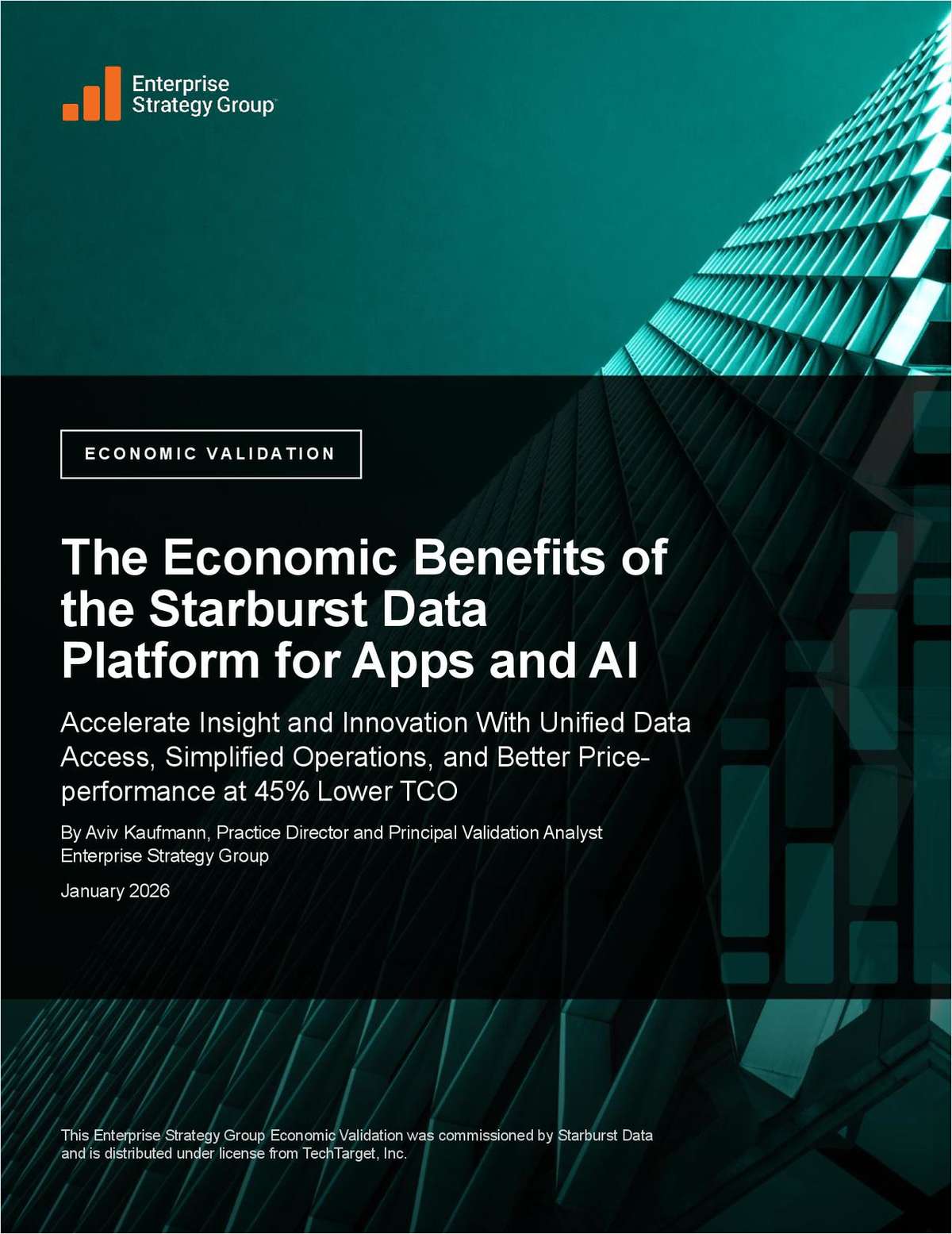 The Economic Benefits of  the Starburst Data Platform for Apps and AI