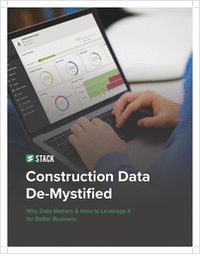 Construction Data De-Mystified
