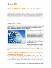 Active Management for Active Data