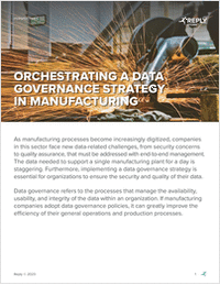Improve efficiency of general operations in manufacturing with robust data governance policies.