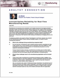 Ironclad Uptime Reliability for Real-Time Manufacturing Needs