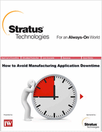 IndustryWeek eBook: Avoiding Manufacturing Application Downtime