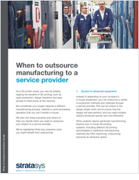 When to Outsource Manufacturing to a Service ProviderWhen to Outsource Manufacturing to a Service Provider