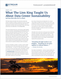 What The Lion King Taught Us About Data Center Sustainability