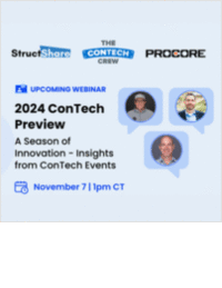 2024 ConTech Preview:   Insights from ConTech Events