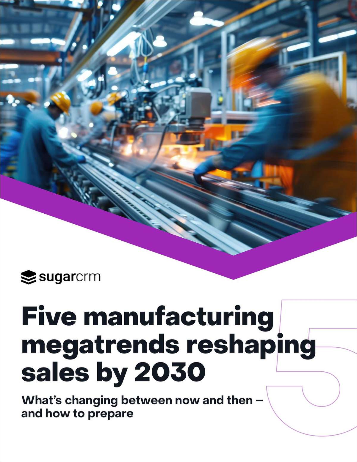 Five manufacturing megatrends reshaping sales by 2030