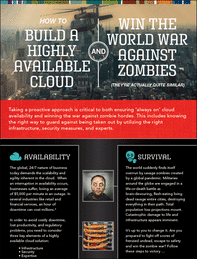 How to Build a Highly Available Cloud and Win the World War Against Zombies!