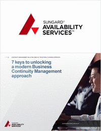 7 Keys to Unlocking a Modern Business Continuity Management Approach