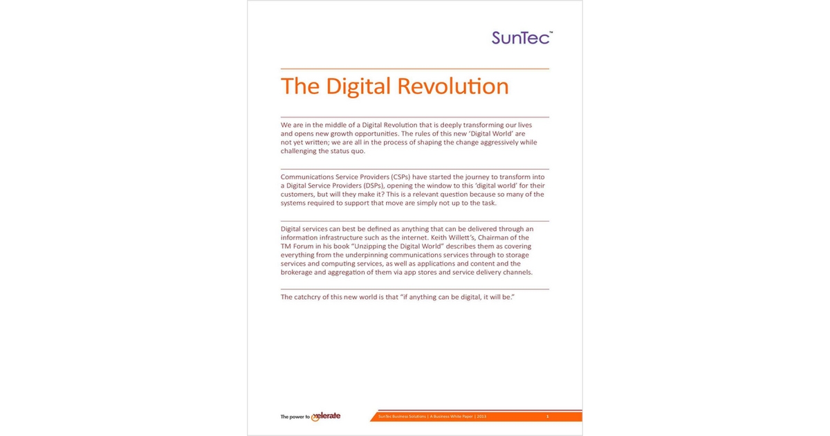 write an essay on digital revolution