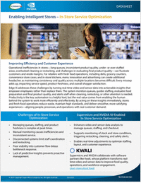 Enabling intelligent stores -- In-store service optimization
