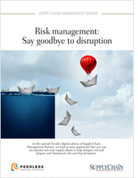 Risk management: Say goodbye to disruption