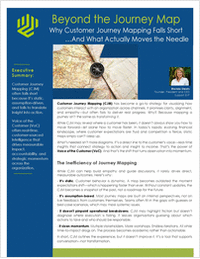 Beyond the Journey Map Why Customer Journey Mapping Falls Short ?And What Actually Moves the Needle