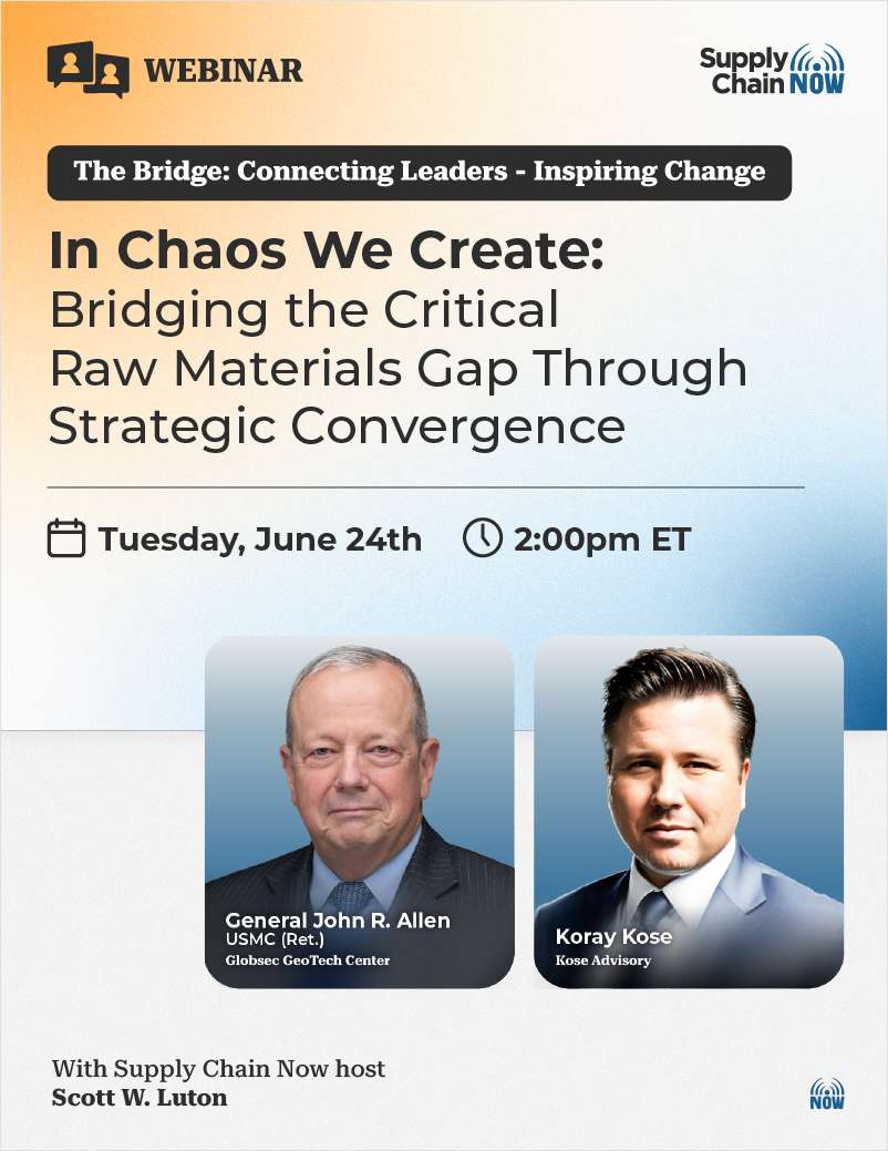 In Chaos We Create: Bridging the Critical Raw Materials Gap Through Strategic Convergence