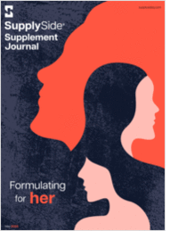 Formulating for her: Women's health supplements -- digital magazine