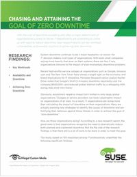 Chasing and Attaining the Goal of Zero Downtime