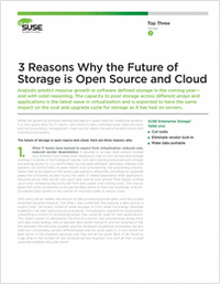 3 Reasons Why the Future of Storage is Open Source and Cloud