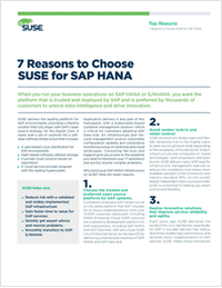 7 Reasons to Choose SUSE for SAP HANA