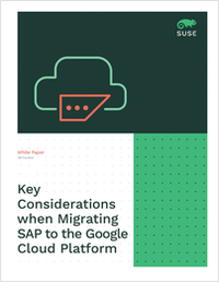 Key Considerations when Migrating SAP to the Google Cloud Platform