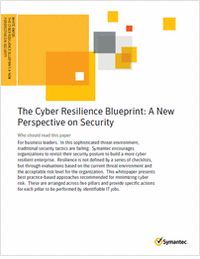 The Cyber Resilience Blueprint: A New Perspective on Security