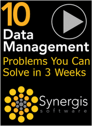 10 Data Management Problems You Can Solve in 3 Weeks