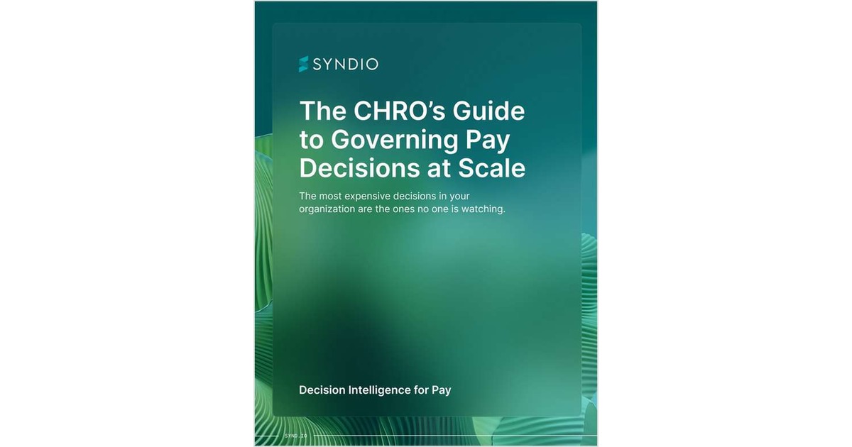 The CHRO's Guide to Governing Pay Decisions at Scale