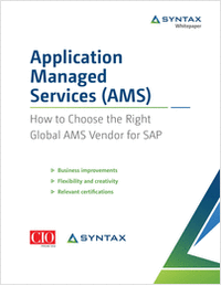 How to Choose the Right Global AMS Vendor for SAP