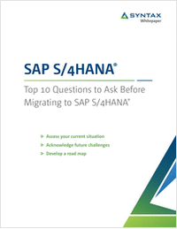Top 10 Questions to Ask Before Migrating to SAP S/4HANA®