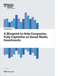 A Blueprint to Help Companies Fully Capitalize on Social Media Investments