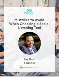 Webinar: Mistakes to Avoid When Choosing a Social Listening Tool