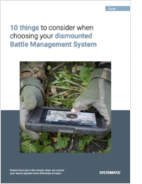 10 Things To Consider When Choosing Your Dismounted Battle Management System