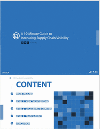 10 Minute Guide to Increasing Supply Chain Visibility