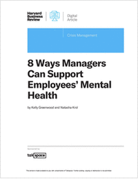 8 Ways Managers Can Support Employees' Mental Health