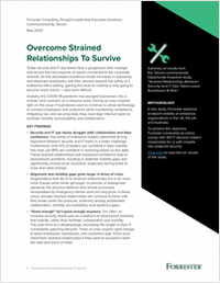 Forrester Consulting: Overcoming Strained IT Relationships to Survive