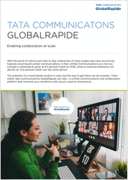 Enabling collaboration at scale with Tata Communications GlobalRapide