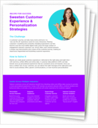 Sweeten Customer Experience & Personalization Strategies