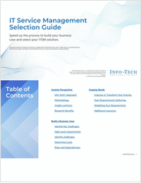 IT Service Management Selection Guide