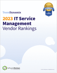 2023 IT Service Management Vendor Rankings