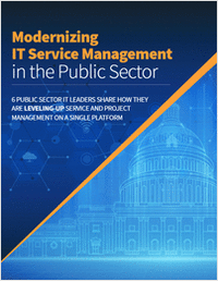 Modernizing ITSM in the Public Sector