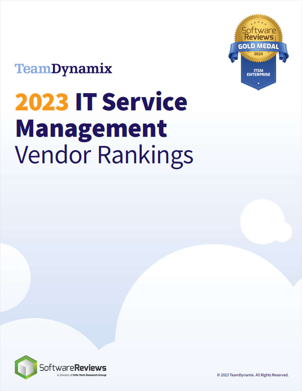 Info-Tech ITSM Vendor Rankings Free Guide 