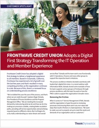 Frontwave Credit Union Adopts Digital First