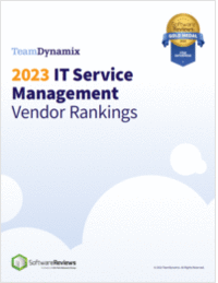 2023 ITSM Vendor Rankings