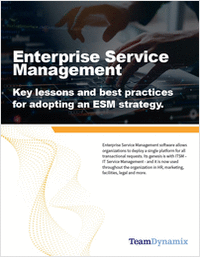 Best Practices for Enterprise Service Management