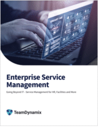 TeamDynamix eBook - Enterprise Service Management