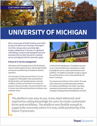 University of Michigan Lowers TCO and Improves ITSM Process & Outcomes